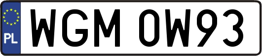 WGM0W93