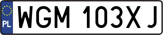 WGM103XJ