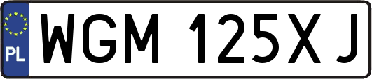 WGM125XJ