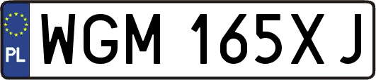 WGM165XJ