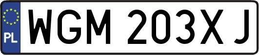 WGM203XJ
