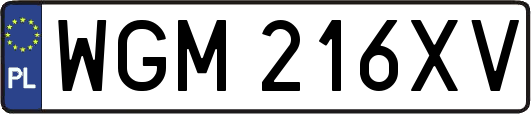 WGM216XV