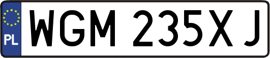 WGM235XJ