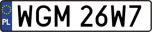 WGM26W7