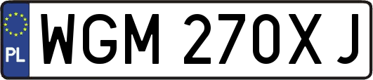 WGM270XJ