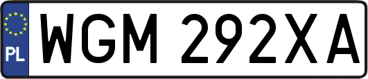 WGM292XA