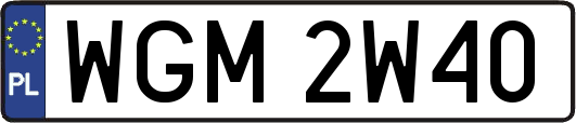 WGM2W40