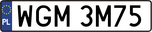 WGM3M75
