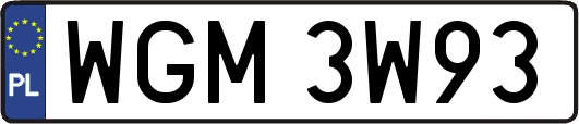 WGM3W93