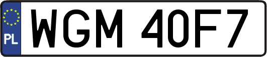 WGM40F7