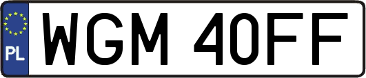 WGM40FF