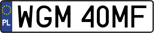WGM40MF