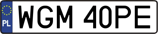 WGM40PE