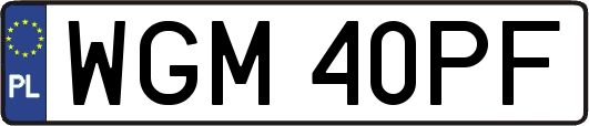 WGM40PF
