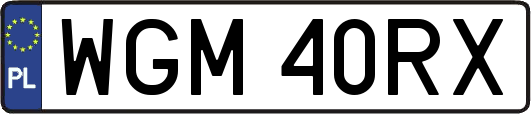 WGM40RX