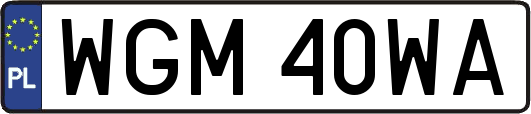 WGM40WA