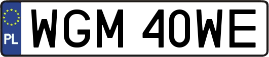 WGM40WE