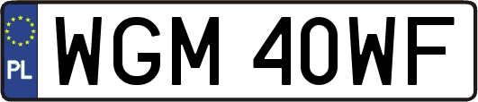 WGM40WF