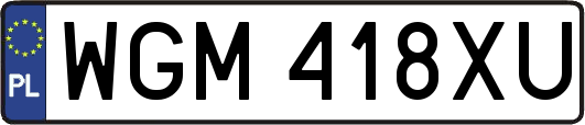 WGM418XU