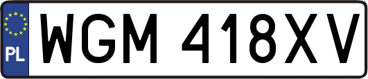 WGM418XV