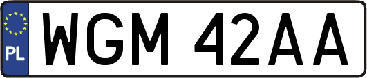 WGM42AA