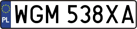 WGM538XA