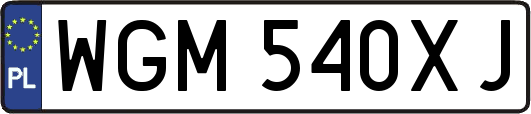WGM540XJ