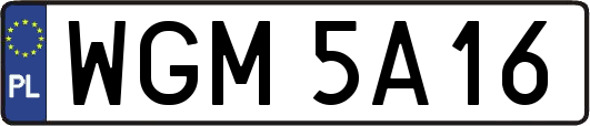 WGM5A16