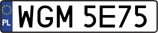 WGM5E75