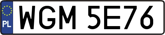WGM5E76