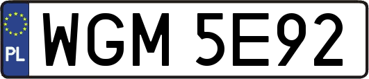 WGM5E92