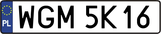 WGM5K16