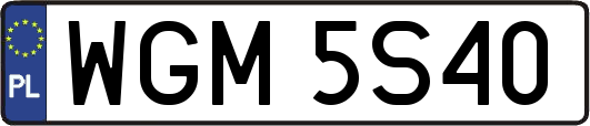 WGM5S40