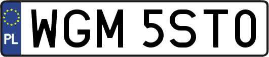 WGM5ST0