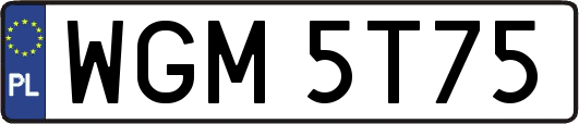 WGM5T75