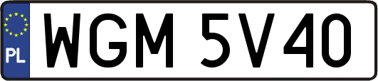 WGM5V40