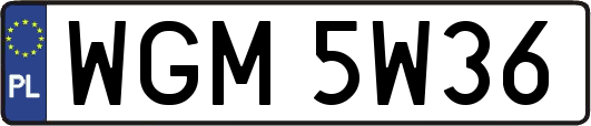 WGM5W36