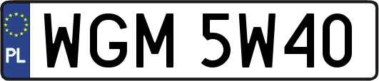 WGM5W40