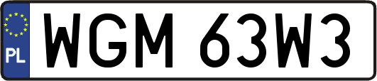 WGM63W3
