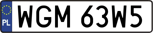 WGM63W5