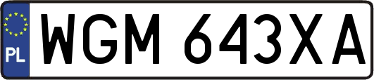 WGM643XA