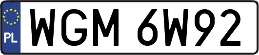 WGM6W92