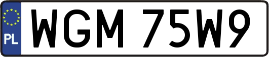 WGM75W9
