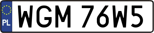 WGM76W5