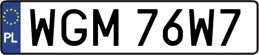 WGM76W7