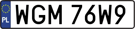 WGM76W9