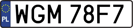 WGM78F7