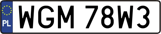 WGM78W3