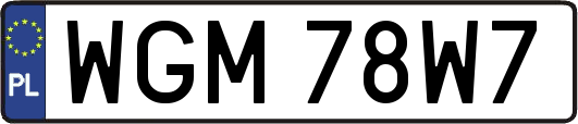 WGM78W7