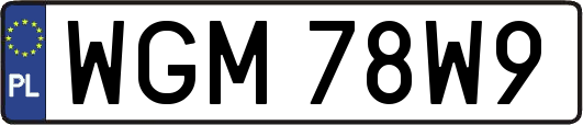 WGM78W9